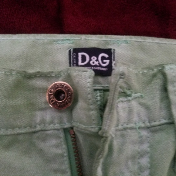 RARE *DOLCE & GABBANA MINT GREEN JEANS - Picture 10 of 11